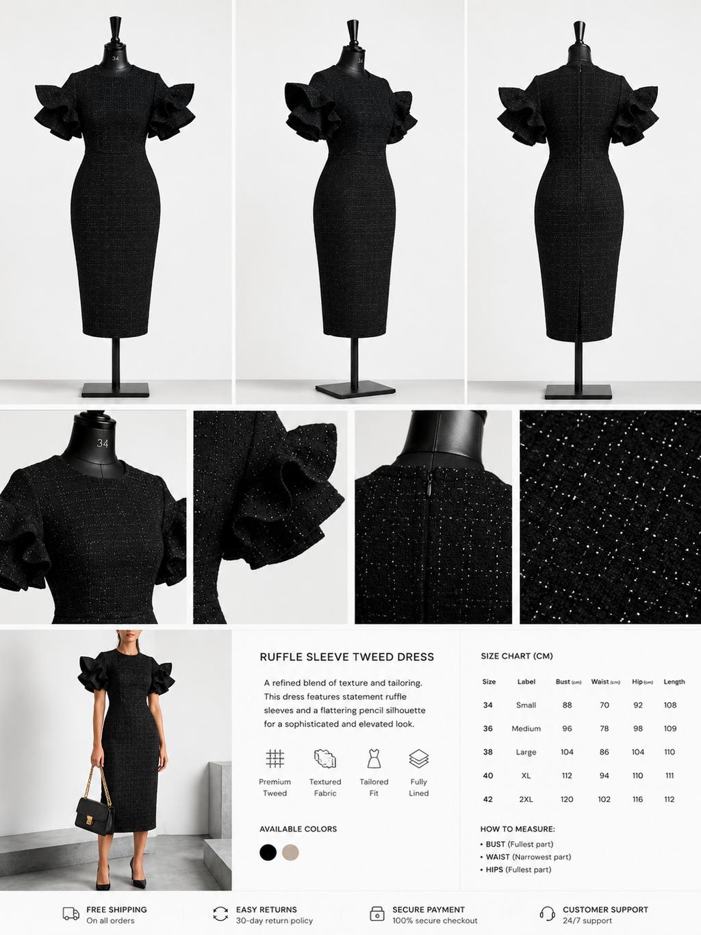 The Monolith Cascade Dress