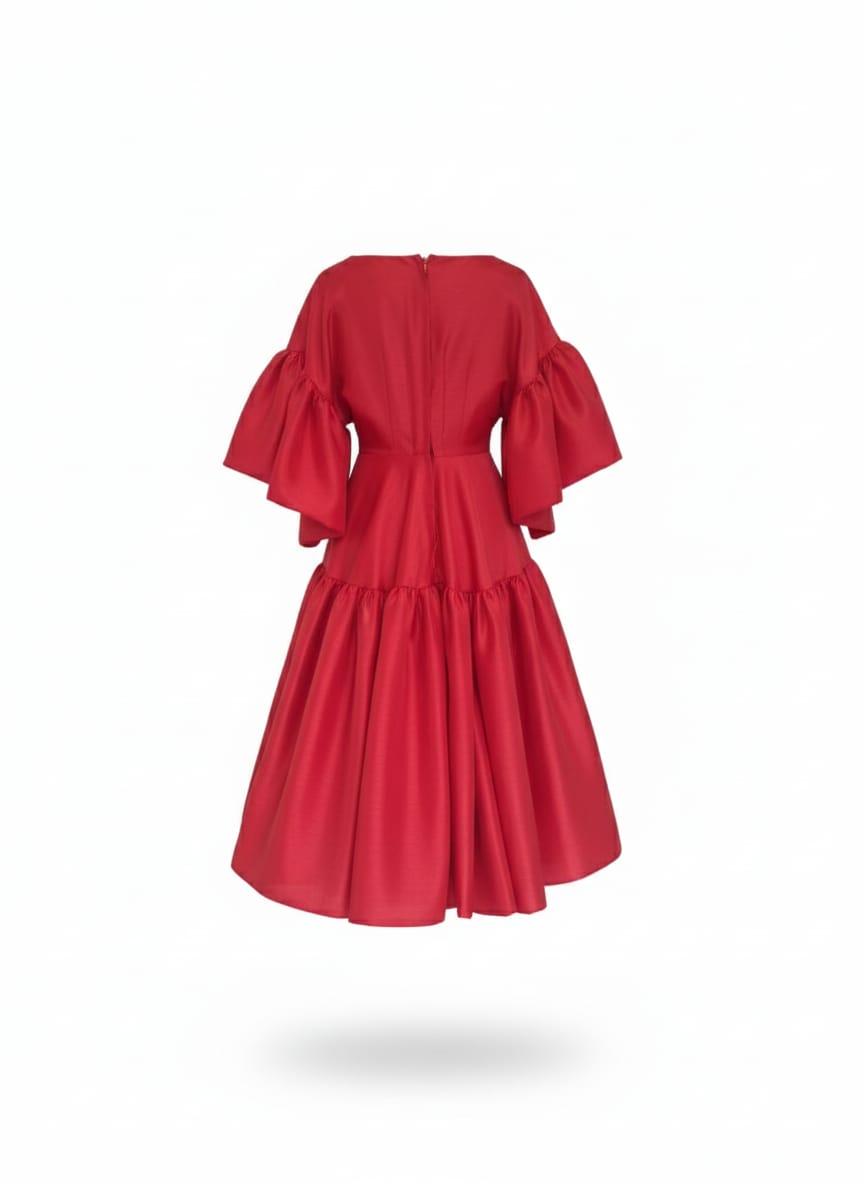 Statement Tiered Dress