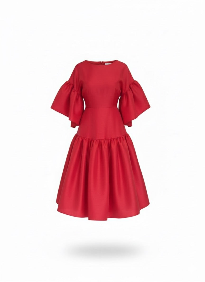 Statement Tiered Dress