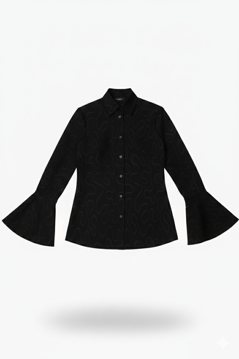 Linen Black Jacquard 2-Piece